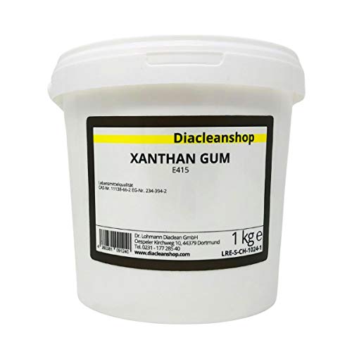 Xanthan Gum 1000g - Lebensmittelqualität E415 Verdickungsmittel Geliermittel - 1kg von DIACLEANSHOP