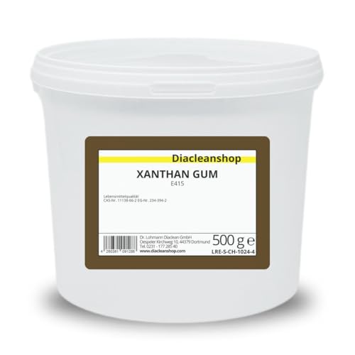 Xanthan Gum 500g - Lebensmittelqualität E415 Verdickungsmittel Geliermittel - 0,5kg von DIACLEANSHOP