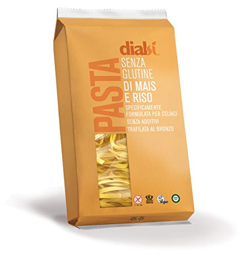 DialSì Glutenfreie Pasta Tagliatelle Nest Mais und Reis, 250 g von DIALCOS SpA