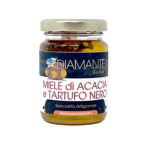 DIAMANTE TARTUFI Miele di Acacia Italiano italienischer Gourmet Akazienhonig mit schwarzem Trüffel von DIAMANTE Tartufi