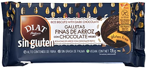 Diet Radisson Galletas Finas Arroz Chocolate S Gluten 140g von DIAT Radisson