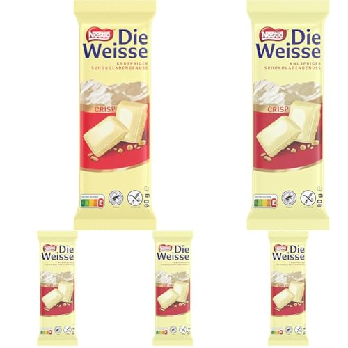 Nestlé DIE WEISSE CRISP, 5er Pack (1x90g) von DIE WEISSE