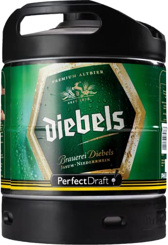 Diebels Alt Original Altbier aus Issum am Niederrhein, Bier Perfect Draft (1 x 6l) MEHRWEG Fassbier von Poiget