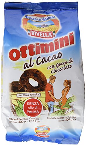 Divella ottimini kakao biscuits 400g Italien cocoa cookies kuchen brioche von Divella