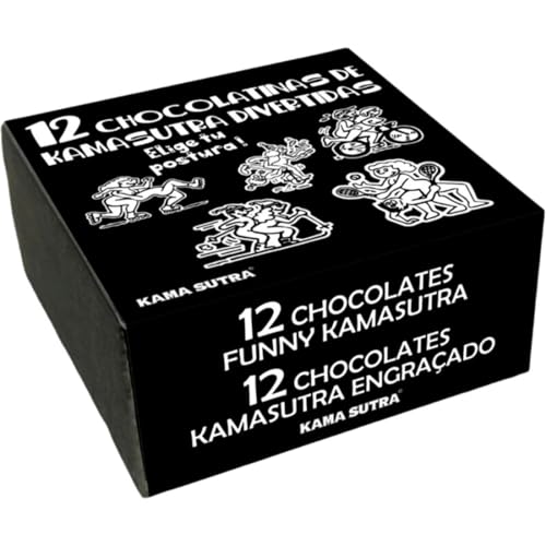 CAJA DE 12 CHOCOLATINAS CON POSTURAS DEL KAMASUTRA von DIVERTY SEX