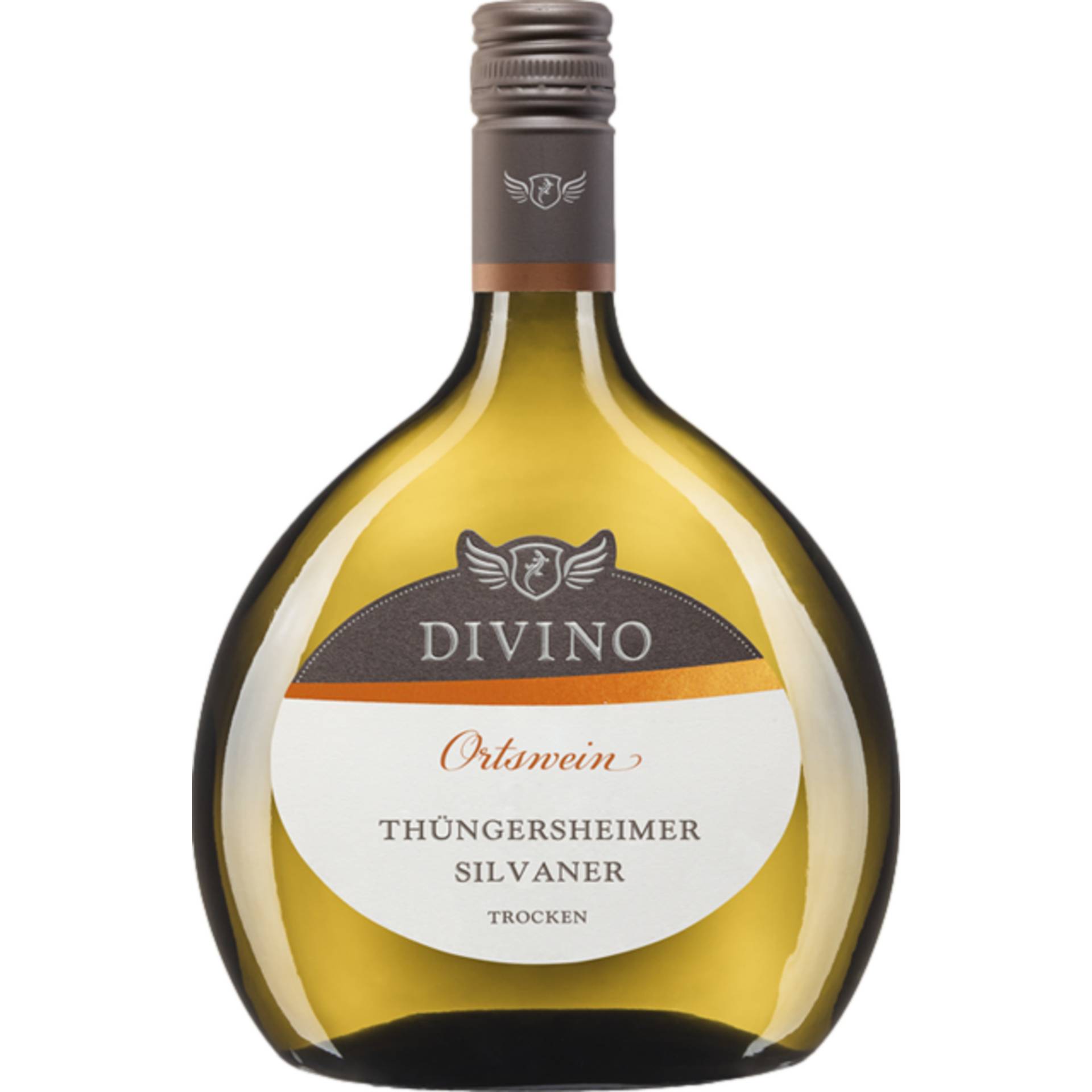 Divino Ortswein Thüngersheimer Silvaner, Trocken, Franken, Franken, 2024, Weißwein von DIVINO eG - Langgasse 33, 97334 Nordheim am Main - DE