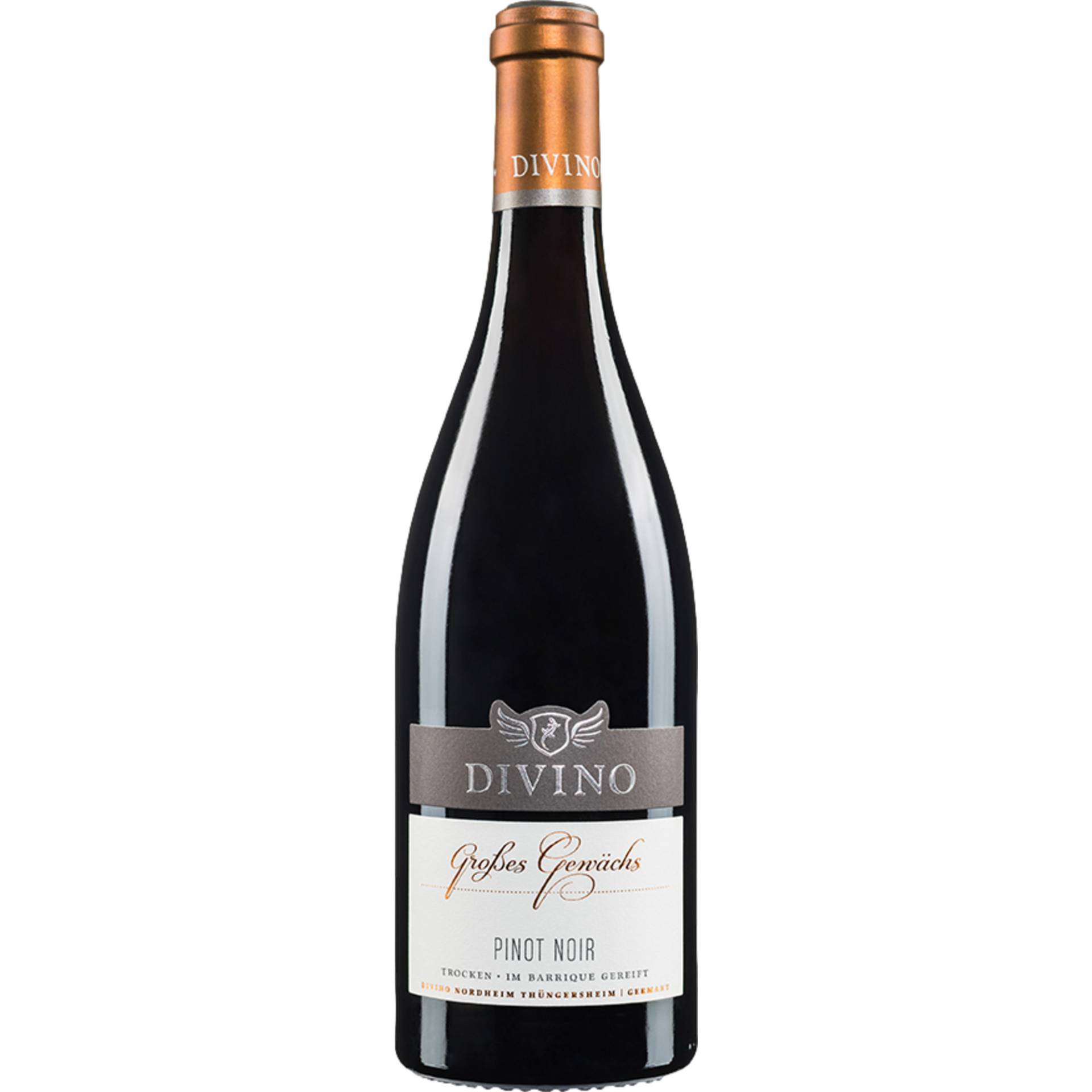 Divino Pinot Noir GG, Trocken, Franken, Franken, 2018, Rotwein von DIVINO eG - Langgasse 33, 97334 Nordheim am Main - DE