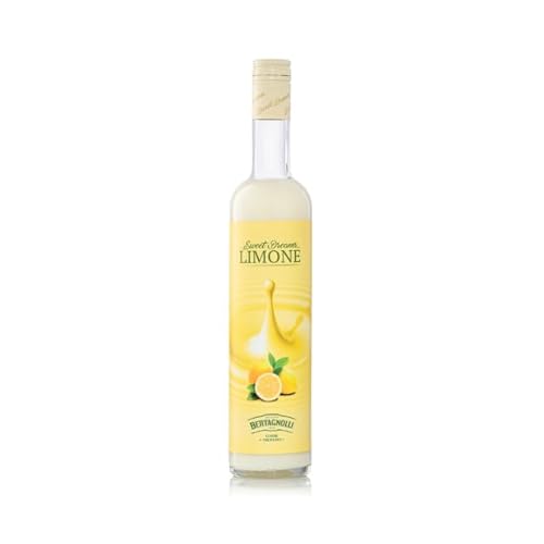 Sweet Dreams Limone Likör │ von Bertagnolli │ zart und cremig │Flasche 0,50 Liter - 17% Vol.- feiner Zitronen Likör von DOLOMITI ALPENFEINKOST