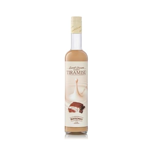 Bertagnolli Sweet Dreams Tiramisu - Likör │ von Bertagnolli │ zart und cremig │Flasche 0,50 Liter - 17% Vol.- feiner Tiramisu Likör │ perfekt für Cocktails & Desserts von DOLOMITI ALPENFEINKOST