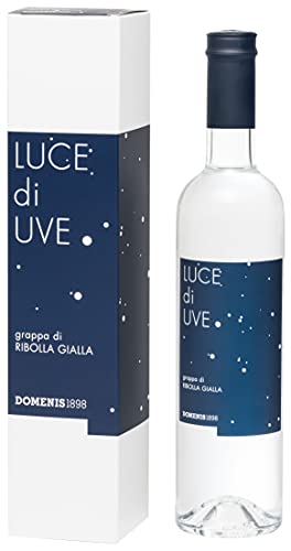 Domenis 1898 LUCE di UVE grappa di RIBOLLA GIALLA 38% Vol. 0,5l in Geschenkbox von DOMENIS 1898