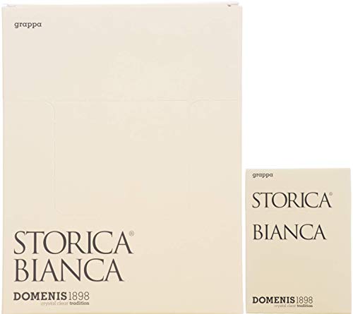 Domenis 1898 STORICA BIANCA Grappa 50% Vol. 10x10x0,05l in Geschenkbox von Domenis 1898