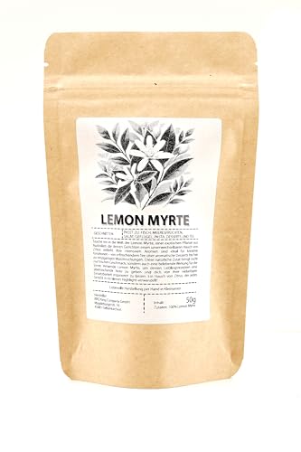 Australische Zitronenmyrte | australian lemon myrtle | getrocknet | medium cut 50g von DON MARCO'S BARBECUE