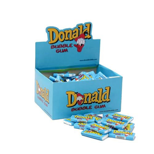 Donald ML Kaugummi, Ahornblatt, 100 Stück/Box, Die Legende ist zurück! Geschmack aus der Kindheit, süßes Retro-Gift, perfektes Gift für Männer und Frauen (Rot) von DONALD BUBBLE GUM