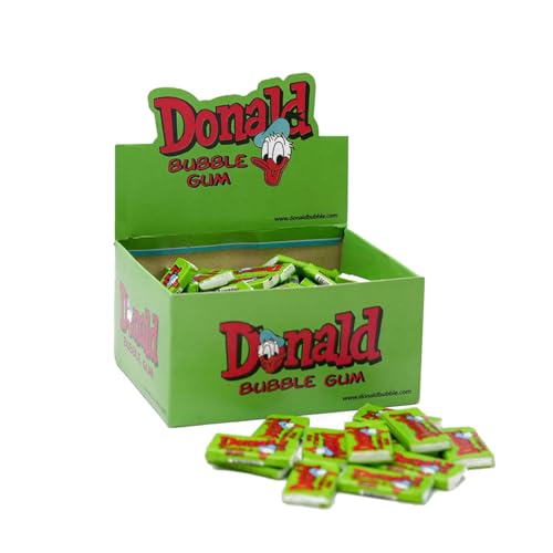 Donald ML Kaugummi, Ahornblatt, 100 Stück/Box, Die Legende ist zurück! Geschmack aus der Kindheit, süßes Retro-Gift, perfektes Gift für Männer und Frauen (grün) von DONALD BUBBLE GUM