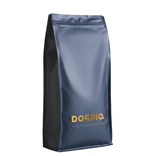 Doppio Filterkaffee gemahlen| Arabica Mischung | Vollautomat geeignet | French Press | Aroman von Schokolade Karamell & Mandel | Cremig | Italiano Cremoso | Kaffeebohnen | Intensität 2/4 |1000g von DOPPIO