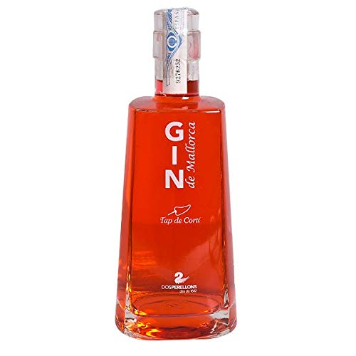 DOS PERELLONS - GIN de Mallorca - "Tap de Corti" Premium Gin Paprika Chili rot (1 x 0.7l) von DOS PERELLONS