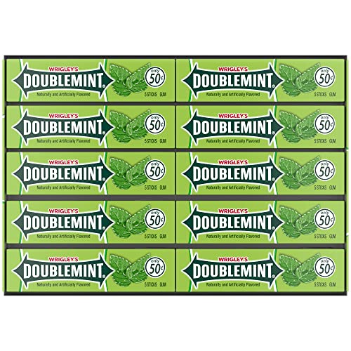 Wrigley's Doublemint Kaugummi, Großpackung, 5 Stäbchen (40 Stück) von DOUBLEMINT