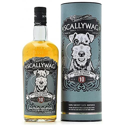 DOUGLAS LAING'S SCALLYWAG 10 YEARS SPEYSIDE BLENDED MALT SCOTCH WHISKY WHISKY SHERRY CASK 70 CL IN EINER SCHACHTEL von DOUGLAS LAING'S