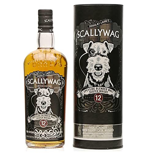 DOUGLAS LAING'S SCALLYWAG 12 JAHRE SPEYSIDE BLENDED MALT SCOTCH WHISKY SHERRY FASS 70 CL IN EINER KISTE von Douglas Laing & Co.