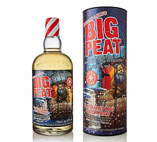 GROßE TORFBEGRENZTE WEIHNACHTSAUSGABE 2019 ISLAY GEMISCHT MALT WHISKY 70 CL IN EINER BOX von Geakv