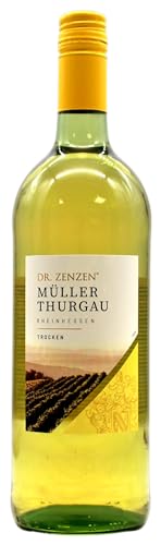 Dr. Zenzen Müller Thurgau Weißwein trocken 11.5% vol., (1 x 1 l) von DR. ZENZEN