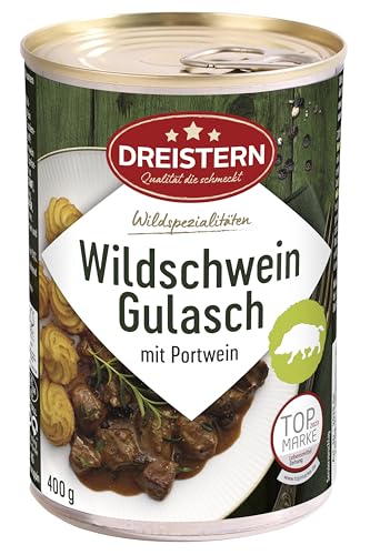 DREISTERN Wildschwein Edelgulasch, 400 gramm von DREISTERN