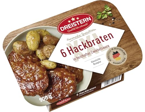 Dreistern 6 Hackbraten in herzhafter Zwiebelsauce, 900 g von DREISTERN