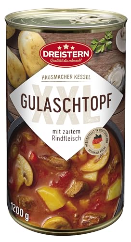 Dreistern Gulaschsuppe mit Kartoffeln, 1200 g von DREISTERN