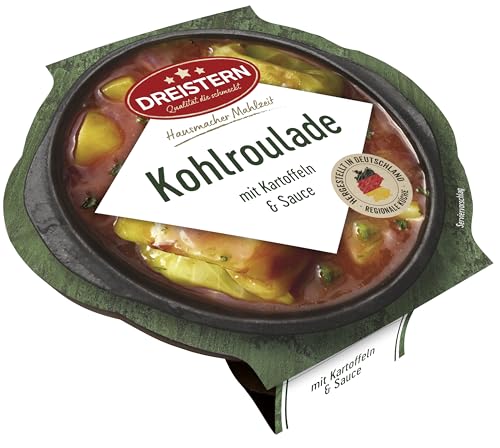 Dreistern Kohlroulade mit Kartoffeln & Sauce, 400 g von DREISTERN