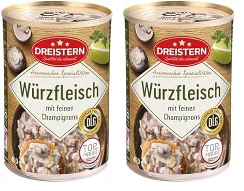 Dreistern Würzfleisch, 400 g (Packung mit 2) von DREISTERN