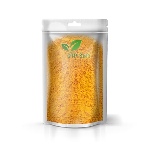 1kg Kurkuma Pulver | Natürliches Kurkuma 1000g | Kurkumapulver 100% natürlich | gelbwurz gemahlen | aromatisch würzig von DTP-SOFT