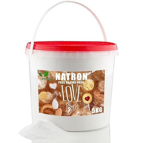 5KG Natriumhydrogencarbonat Baking Soda Natriumsalz | Natron 5KG E500 in Eimer TOP von DTP-SOFT