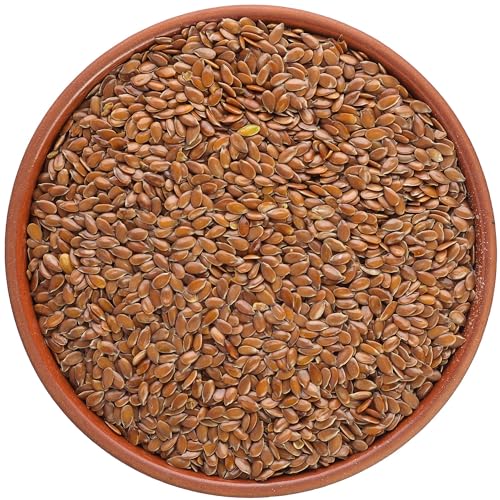 Leinsamen Braun ganz Leinsaat Naturbelassen Vegan Naturkost (2,5KG) von DTP-SOFT