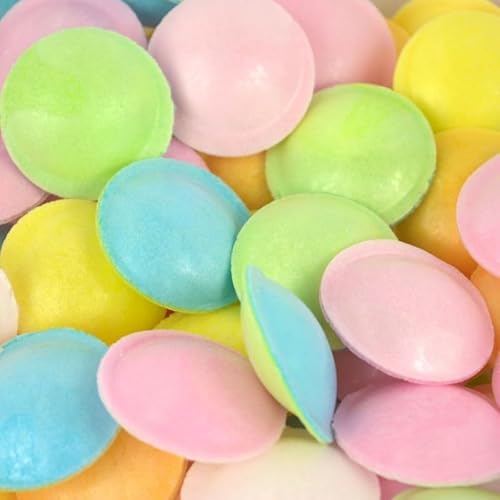 Bonbon-Untertassen 200 g – Süßigkeiten Untertassen mit fruchtigem Geschmack – leckere bunte Leckereien für Partys, Snacks und Geschenke von DUPLEIX