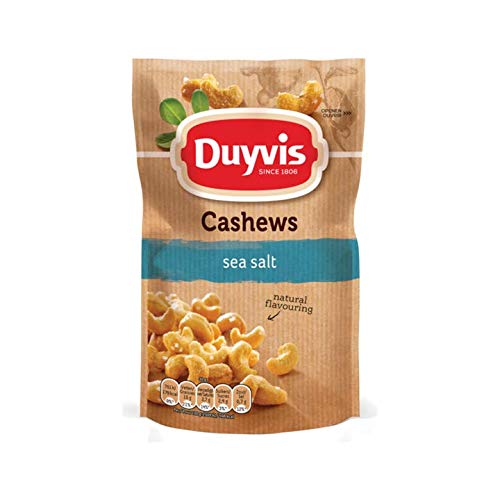 Cashew mit Meersalz | Duyvis | Natur pur Cashews Meersalz | Gesamtgewicht 125 Gramm von DUYVIS