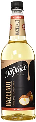 DaVinci Gourmet Classic Hazelnut Syrup Pet, 1er Pack (1 x 1 l) von DaVinci Gourmet