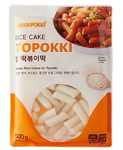 Korean Toppokki, Tteokbokki, Rice cake, Reiskuchen, 500g, Vegan & Glutenfree, Original aus Korea von Dae joo