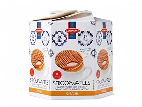 Daelmans 8 Stroopwafels, Hexa Dose 230g, 9er Pack von Daelmans