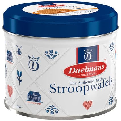 Daelmans Stroopwafels - Karamell Waffeln in Daelmans Dose - Vorteilspackung: 9 Dosen (330 g pro Dose) - Authentische Holländische Karamell Waffel - Stroopwaffeln von Daelmans