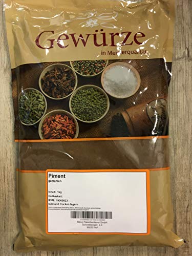 Piment gemahlen 1 Kg Beutel 1A Spitzenqualität von Dagema eG