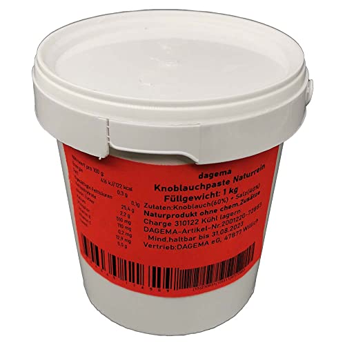 Knoblauchpaste Silberwurz 1 kg Dose von Dagema