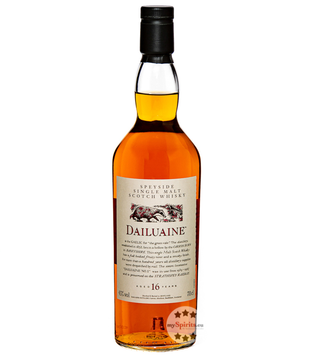Dailuaine 16 Jahre Speyside Single Malt Whisky (43 % vol, 0,7 Liter) von Dailuaine Distillery