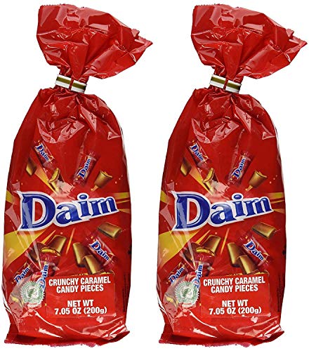 Daim Schokoladenbeutel, 200 g, einzeln verpackt, Daim Pralinen, 2 Stück von Daim