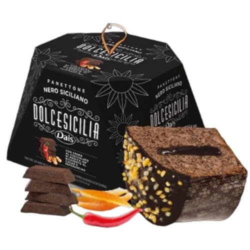 PANETTONE NERO MANDORLE E CANNELLA - 800 GR von Dais