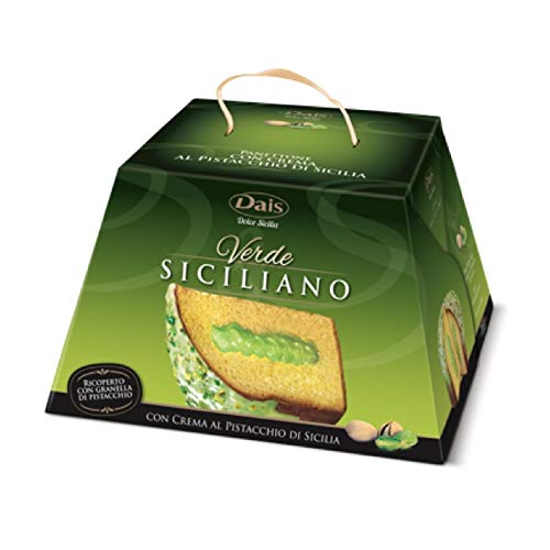 Sizilianischer grüner Panettone mit Pistaziencreme - Angebot 3 Pieces von Dais