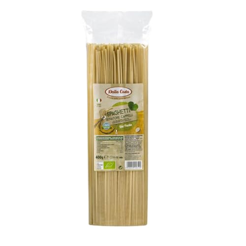 Dalla Costa Bio-Senatore Cappelli Hartweizengrieß Spaghetti. Made in Italy. Sparpackung 24x400 Gramm von Dalla Costa