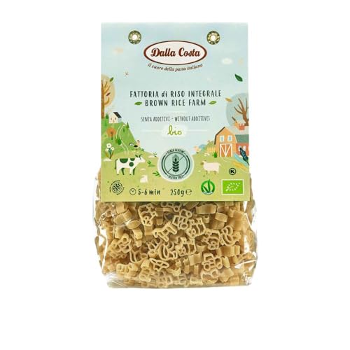 Dalla Costa Fattoria 100% Vollkornreis glutenfrei Bio. Made in Italy. Sparpackung 8x250 Gramm von Dalla Costa