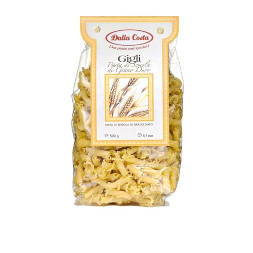 Dalla Costa Hartweizengrieß-Pasta Gigli. Made in Italy. Sparpackung 12x500 Gramm von Dalla Costa