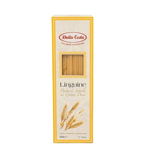 Dalla Costa Hartweizengrieß-Pasta Linguine. Made in Italy. Sparpackung 20x500 Gramm von Dalla Costa