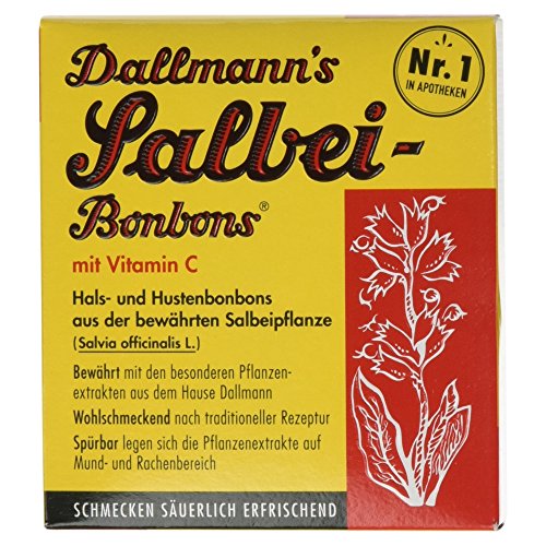 Dallmann´s Salbei-Bonbons mit Vitamin C, 20 Stück, 37 g von Dallmann´s